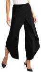 Joseph Ribkoff Womens Overlay Pant Style 30068J Color Black Size 06