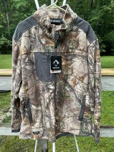 DRI DUCK Jacket Winchester Fleece Reinforced Shoulder Camo Coat 2XL Kodiak