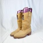 Vintage Kodiak Camel Tan Suede Thinsulate Wellington Western Work Boots~11~