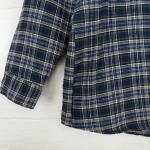 Vtg Klimbers by Kodiak Plaid Jacket Men XL Tall Navy Quilted Shacket Pearl Snaps