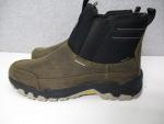 Kodiak Tarbot Utility Mens Sz 10.5 Brown Leather Slip On Work Shoes Boots Vibram