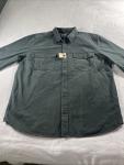 Filson Kodiak Chamois Shirt Solid Button Up Navy (see Desc) Soft Thick NWOT XXL