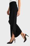Joseph Ribkoff Womens Overlay Pant Style 30068J Color Black Size 06