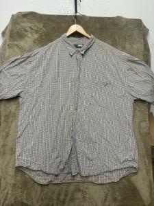 Kodiak Grizzly Mens 3XL Button Down S/S Shirt Pockets Multicolor