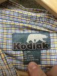 Kodiak Grizzly Mens 3XL Button Down S/S Shirt Pockets Multicolor
