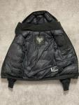 Nobis Cartel Bomber Men's S Black Goose Down Zip Jacket (Missing Fur)