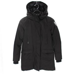 Nobis Black Duck Down Insulated Hooded Zip Snowboard Skiing Parka Coat M Jacket