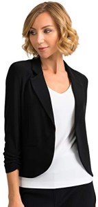 Joseph Ribkoff Womens Essential Blazer Style 143148J Color Black Size 16