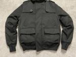 Nobis Cartel Bomber Men's S Black Goose Down Zip Jacket (Missing Fur)