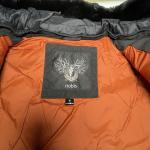 Nobis Sienna Sz Large Heather Women’s Cocoon Coat Black