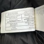 Nobis Parka White Duck Down Jacket Slim Fit Men Black $995 Designer Coat Medium