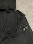 Nobis Cartel Bomber Men's S Black Goose Down Zip Jacket (Missing Fur)