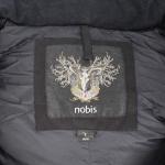 Nobis Black Duck Down Insulated Hooded Zip Snowboard Skiing Parka Coat M Jacket