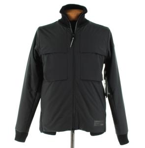 Nobis NWT Layton Wool / Polyester Mixed Media Jacket Size M In Solid Black