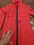 Nobis Womens Ranger Jacket Red With Removable Hood Size S 