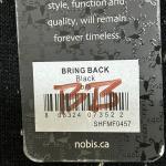 NWT Nobis Bring Back Slouchy Beannie Hat Wool Blend Black One Size Unisex