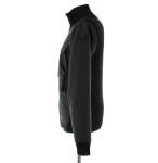 Nobis NWT Layton Wool / Polyester Mixed Media Jacket Size M In Solid Black