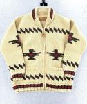 Canadian Sweater Company Jacket Cardigan Thick Knit Wool Size XXL Native Bird