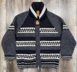 Todd Snyder x Canadian Sweater Co Wool Fair Isle Knit Cardigan size XL Hand Knit