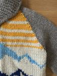 GRANTED Sweater Co- Mountain Range Cardigan Hand knit Canadian- Men’s/ Women’s L