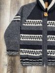 Todd Snyder x Canadian Sweater Co Wool Fair Isle Knit Cardigan size XL Hand Knit