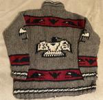 Canadian Sweater company chunky knitted wool cardigan Size XL