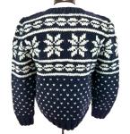 CANADIAN SWEATER COMPANY Cowichan Sweater 100% Wool Fair Isle Pockets Men's M *