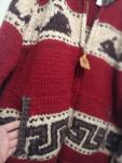 167. Euc Canadian Sweater Company Cowichan Wool Whale Sweater M