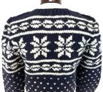 CANADIAN SWEATER COMPANY Cowichan Sweater 100% Wool Fair Isle Pockets Men's M *