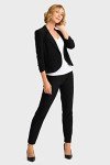 Joseph Ribkoff Womens Essential Blazer Style 143148J Color Black Size 16