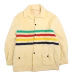 Vintage Hudson's Bay Company Wool Coat Jacket Womens Size XL Point Blanket