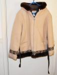 Vintage HOODED WOOL COAT JACKET HUDSON's BAY Company ENGLAND OOAK Embroidered