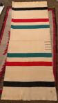 100% Wool Hudson's Bay Company Antique Multistripe Wool Blanket 70" x 90"