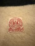 100% Wool Hudson's Bay Company Antique Multistripe Wool Blanket 70" x 90"