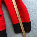 Vintage Hudson's Bay point Blanket coat Red/Black Blanket Coat XL