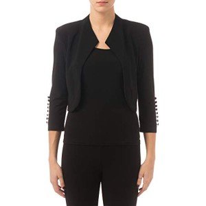 Joseph Ribkoff Black Bolero Style 32083 (Size 16)