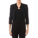 Joseph Ribkoff Black Bolero Style 32083 (Size 16)