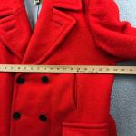 Vintage Hudson's Bay point Blanket coat Red/Black Blanket Coat XL