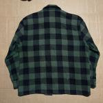 Vintage Hudson’s Bay Company Buffalo Plaid Green Flannel Shirt Size XL Shacket