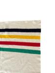 Hudson's Bay Company Point Blanket Wool Multicolor Stripe Cream Throw HBC Woven