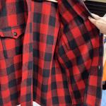 Hudson’s Bay Co. Buffalo Plaid Flannel Button Up Shirt Utility Workwear Vintage