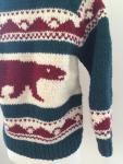 New Canadian Sweater Company for J Crew Bear Zip Wool Cardigan Sweater Sz XXS XS