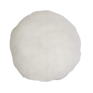 Gouchee Home Peel White Throw Pillow Insert 16" Round for Couch and Bed Throw Pillows, Indoor Decorative Pillow 2 Pack