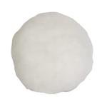 Gouchee Home Peel White Throw Pillow Insert 16" Round for Couch and Bed Throw Pillows, Indoor Decorative Pillow 2 Pack