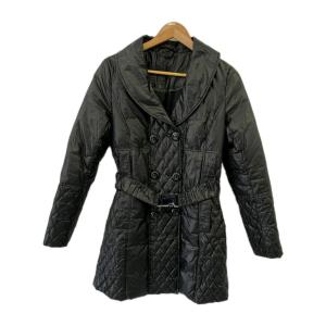 RUDSAK Women’s Quilted Down Belted Jacket Coat Black Size S Authentic #Z2