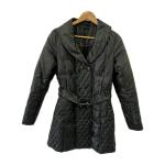 RUDSAK Women’s Quilted Down Belted Jacket Coat Black Size S Authentic #Z2