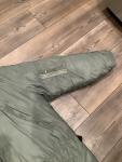 Vintage Woolrich Parka Jacket Men M Green Kodiak Army Military Faux Fur Hood