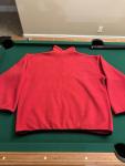 VTG Banff Sweater Men XL Red Fleece Snap Pullover The Shirt Company Lake Louise