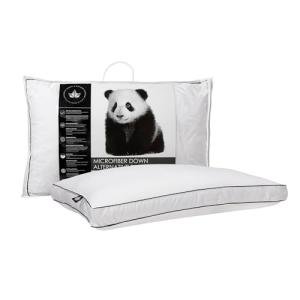 Canadian Down & Feather Co. - Soft Support Microfiber Down Alternative Pillow Queen Size - Machine Washable - 260 TC Shell 100% Cotton - Oeko TEX Certified