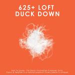 Canadian Down & Feather Co. – Soft 625 Fill Power White Down Sleeping Pillow Standard Size - 500 Thread Count Shell 100% Cotton - Made in Canada